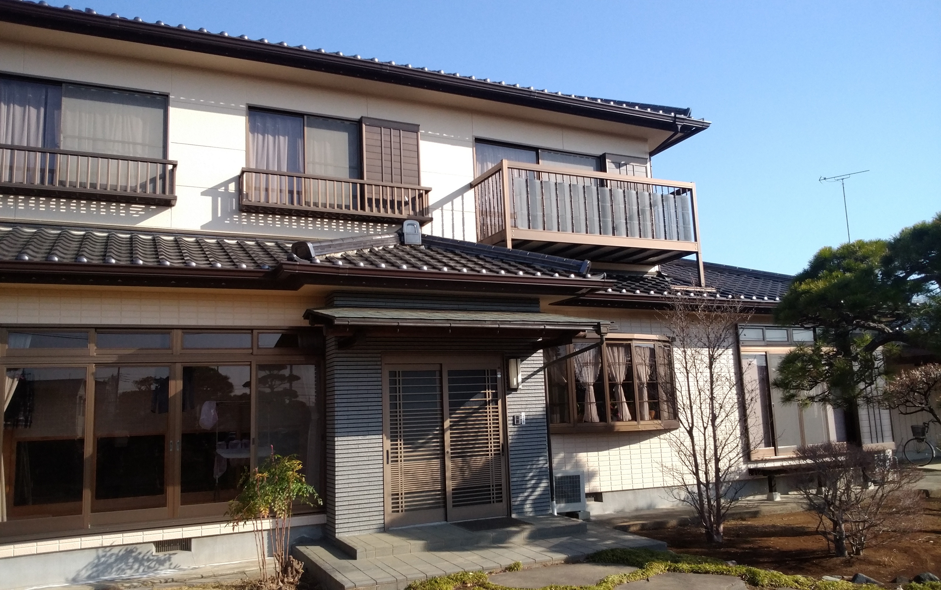 川島町　F様邸　外壁塗装工事　　　