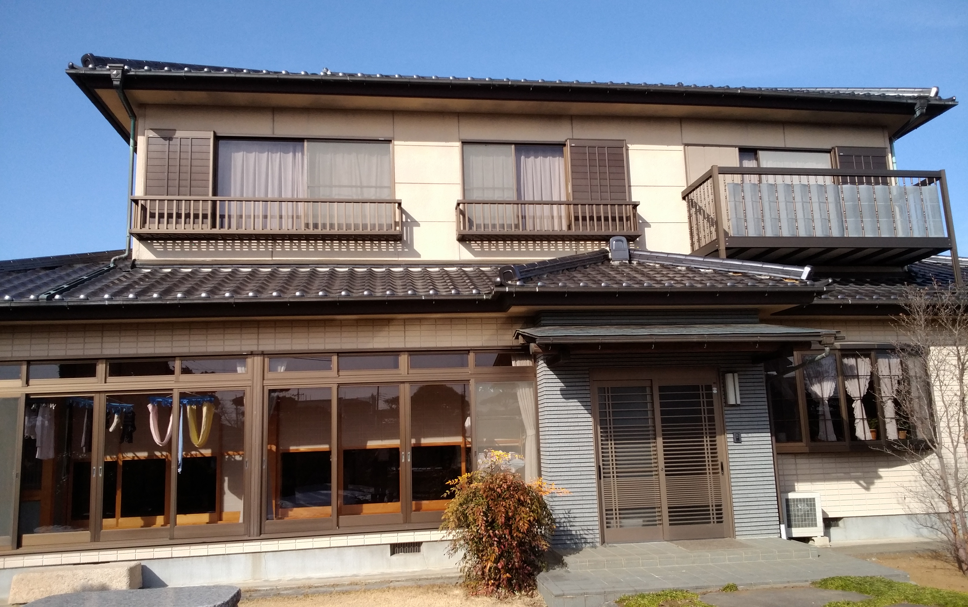 川島町　F様邸　外壁塗装工事　　　