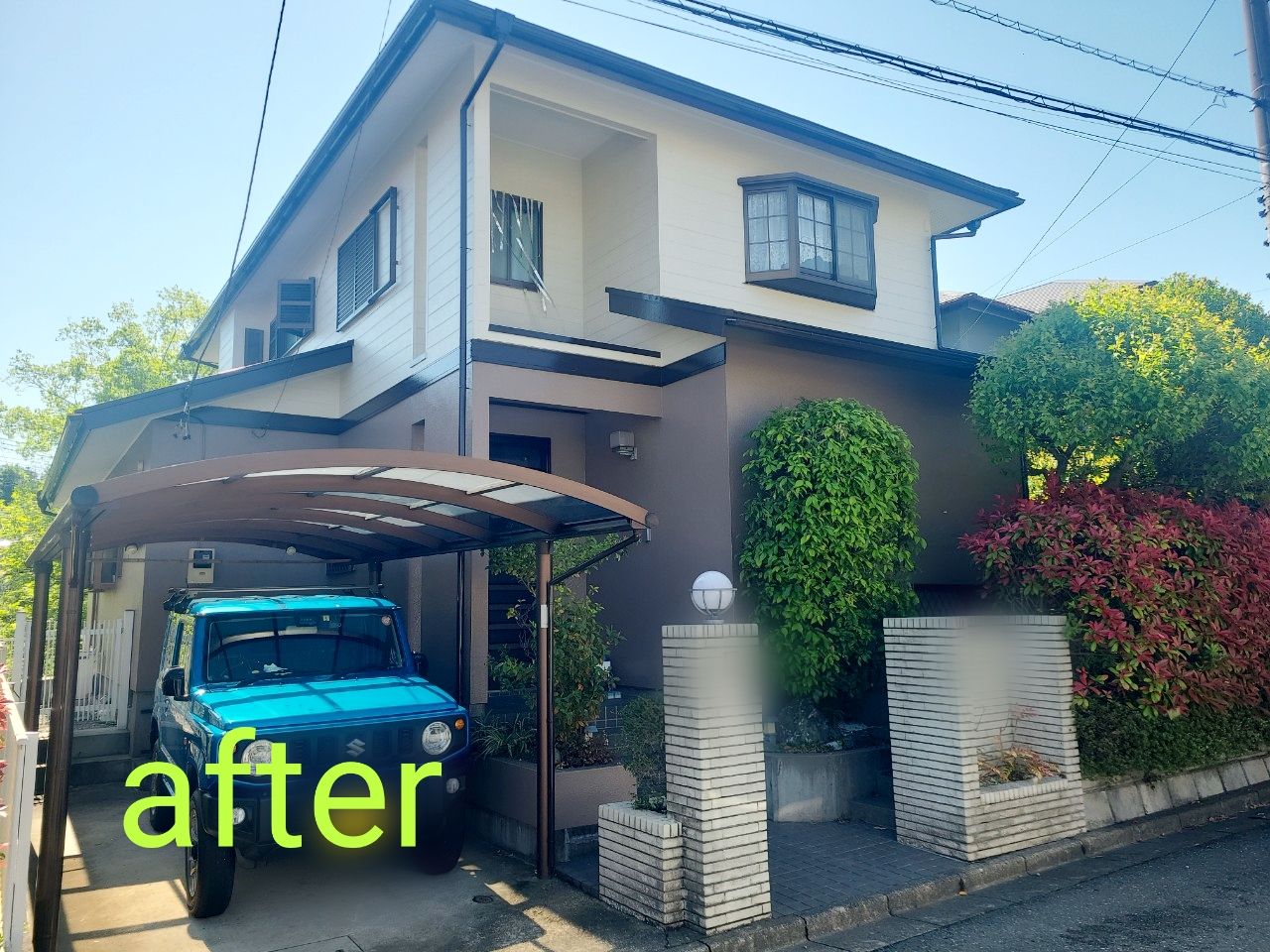 小川町　N様邸　外壁屋根塗装工事